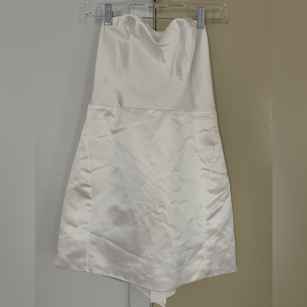 Short white cocktail dress